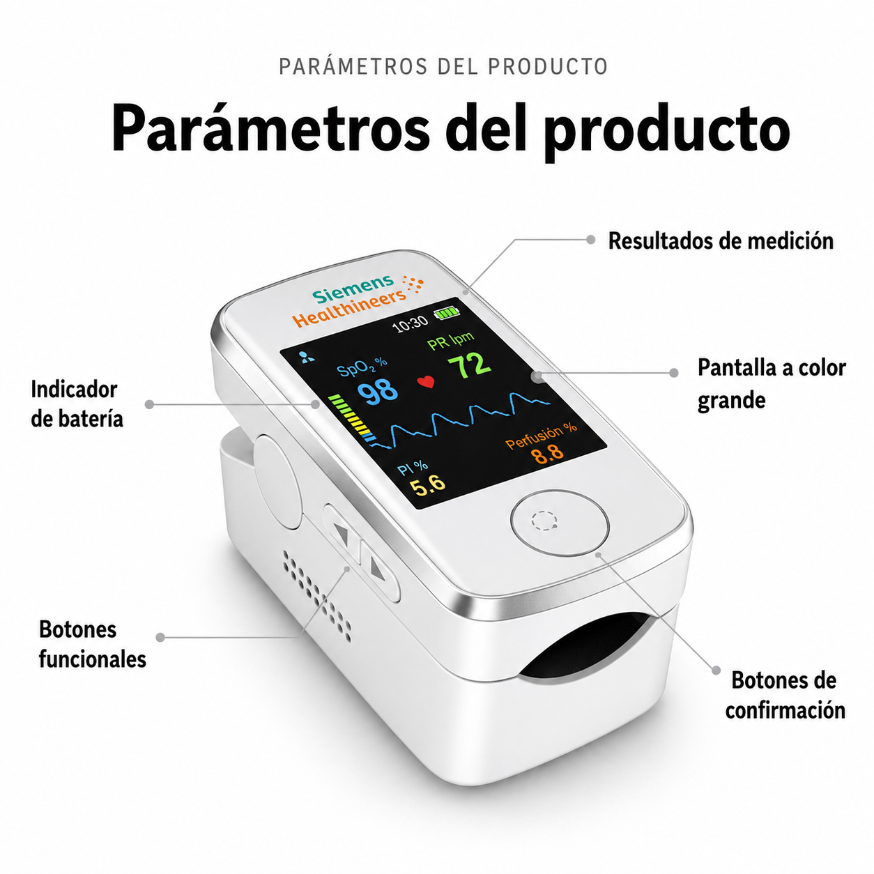 Monitor de glucemia sin pinchazos: rápido, sencillo y preciso